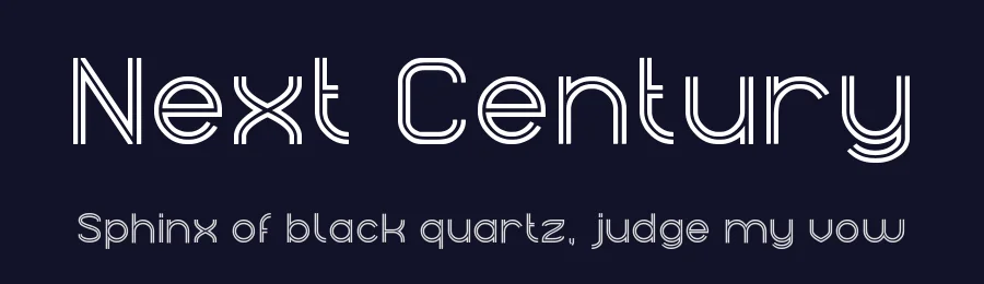 Next Century by weknow — Decorative Font — thumbnail 2