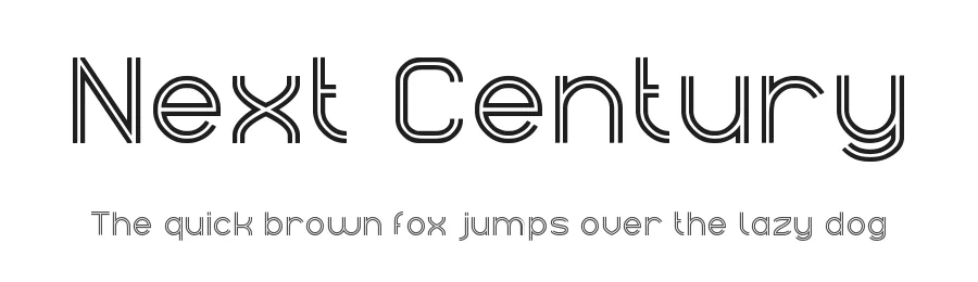 Next Century by weknow — Decorative Font