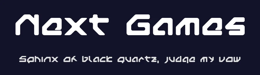 Next Games by Lovedesign Co. — Display Font — thumbnail 2