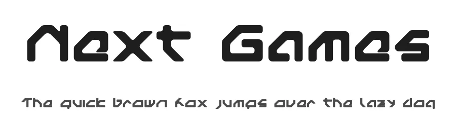 Next Games by Lovedesign Co. — Display Font