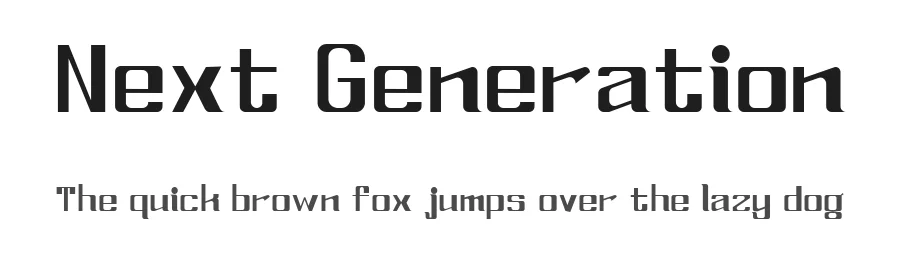 Next Generation