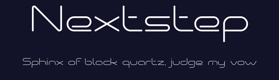 Nextstep by Pinisiart — Display Font — thumbnail 2