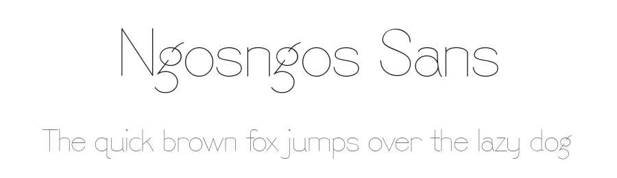Ngosngos Sans