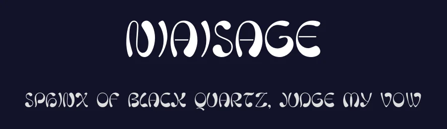 Niaisage by ClaudeP — Decorative Font — thumbnail 2