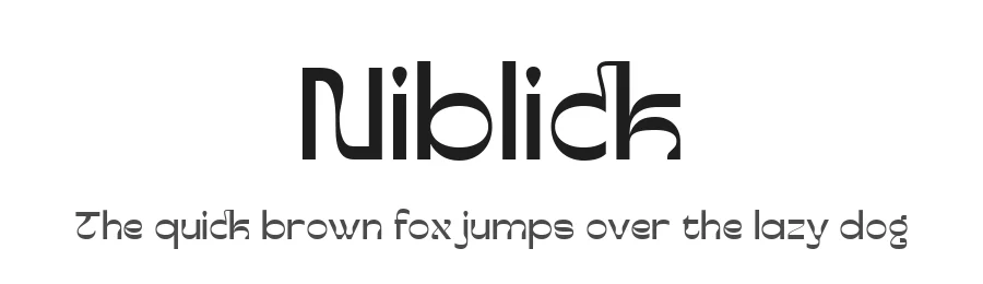 Niblick by Prioritype Co β Decorative Font