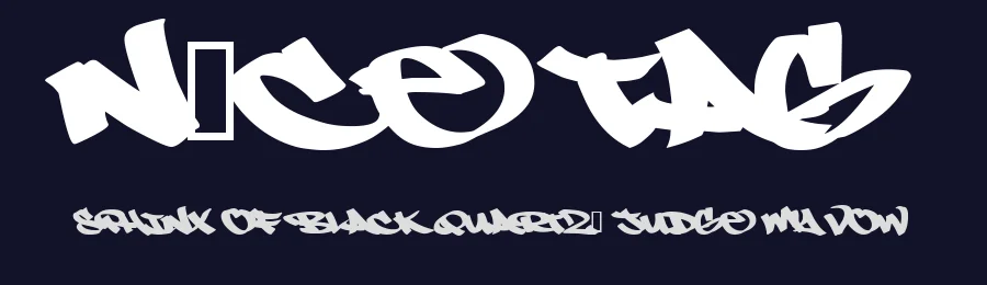 N!ce Tag by N ! C E — Script Handwritten Font — thumbnail 2