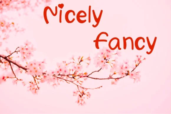 Nicely Fancy Font by KateType β Script Handwritten Font