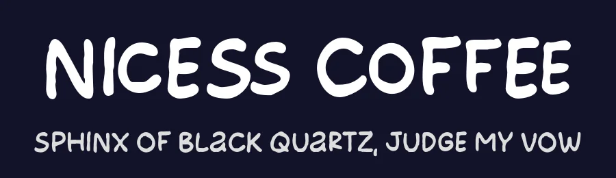 Nicess Coffee by MJType — Decorative Font — thumbnail 2