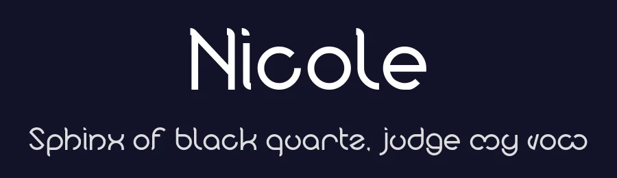 Nicole by weknow — Decorative Font — thumbnail 2
