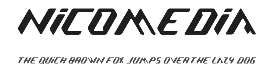 Nicomedia by Emin Gokceoglu — Display Font