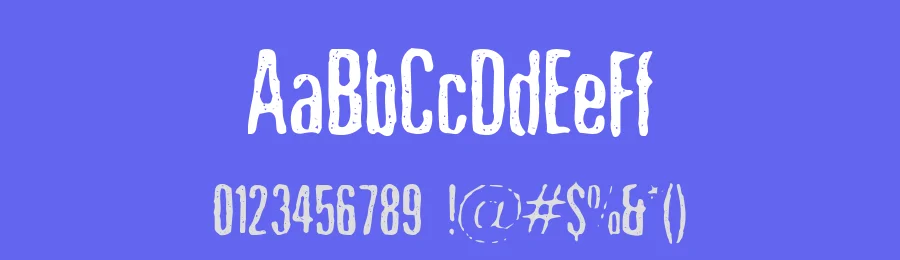 Nicotine Stains by Cumberland Fontworks — Decorative Font — thumbnail 3