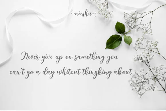 Niesha Font by Amarlettering — Script Handwritten Font — thumbnail 4