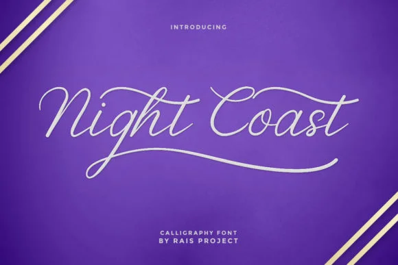 Night Coast Font by RaisProject — Script Handwritten Font