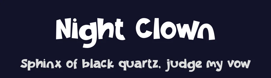 Night Clown by PutraCetol Studio — Decorative Font — thumbnail 2