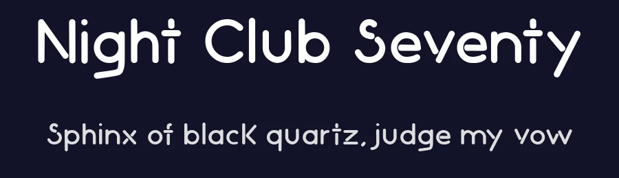 Night Club Seventy by Jambo! Fonts & Design — Decorative Font — thumbnail 2