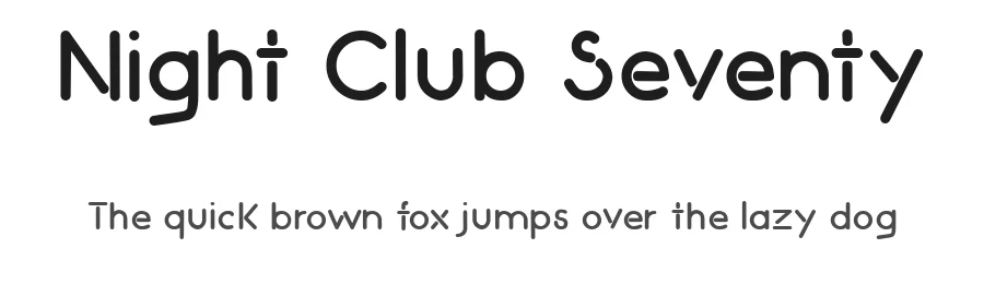 Night Club Seventy by Jambo! Fonts & Design — Decorative Font