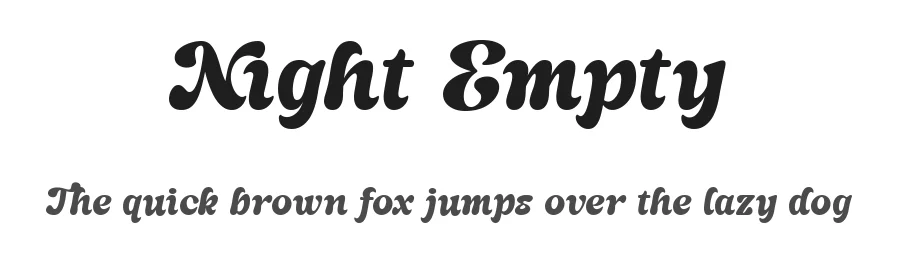 Night Empty