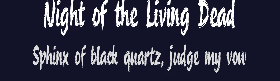 Night of the Living Dead by BlackFridayFont FMF — Decorative Font — thumbnail 2