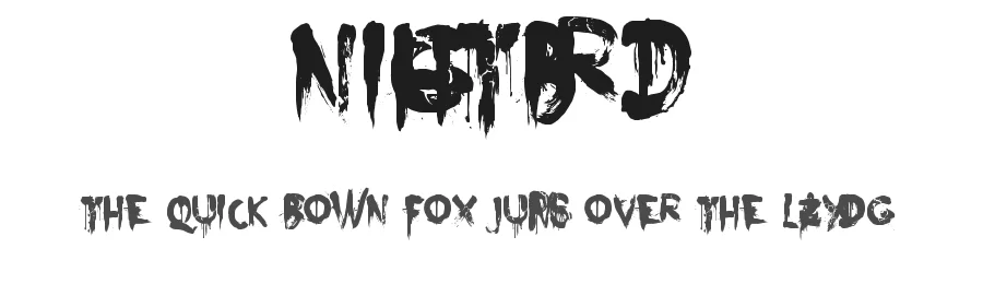 Nightbird by Hanoded — Decorative Font