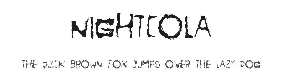 NightCola by Bumbayo Font Fabrik β Decorative Font