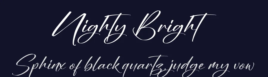 Nighty Bright by Letterena Studios — Script Handwritten Font — thumbnail 2