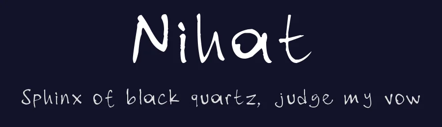 Nihat by Nihat Feyizoglu — Script Handwritten Font — thumbnail 2