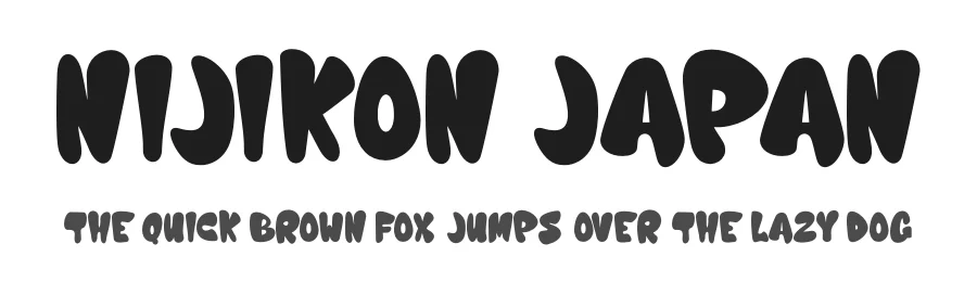 Nijikon Japan by Letterara — Decorative Font