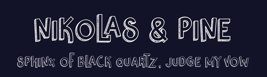 Nikolas & Pine by Khurasan — Decorative Font — thumbnail 2