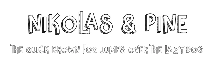 Nikolas & Pine by Khurasan — Decorative Font