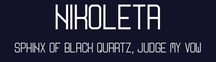 Nikoleta by Boris Garic — Sans Serif Font — thumbnail 2