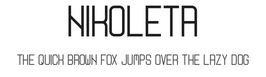 Nikoleta by Boris Garic — Sans Serif Font