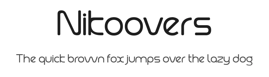 Nikoovers by madeDeduk — Sans Serif Font