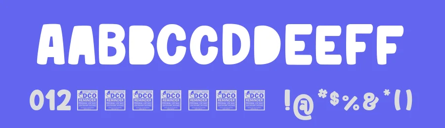 Niktalope by dcoxy - Greg Medina — Decorative Font — thumbnail 3