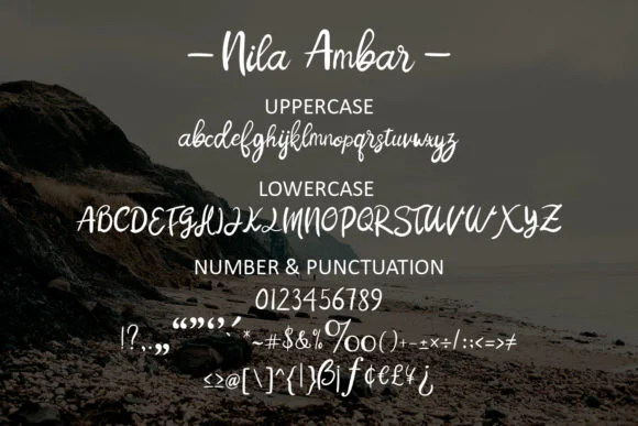 Nila Ambar Font by Faristaputra — Script Handwritten Font — thumbnail 5
