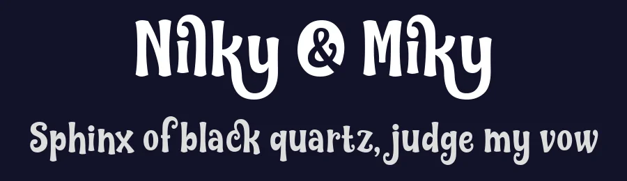 Nilky & Miky by 7NTypes — Decorative Font — thumbnail 2