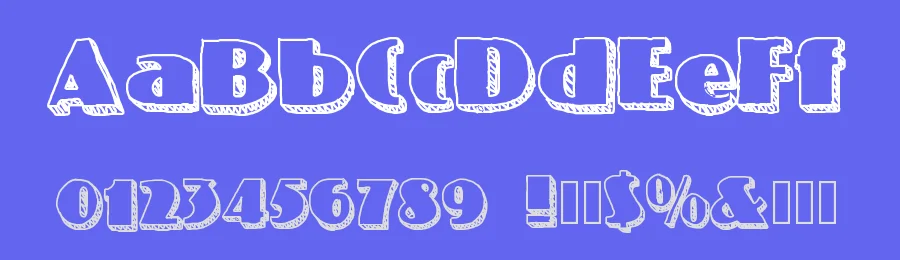 Nineteen Oh Five by Jake Luedecke — Decorative Font — thumbnail 3