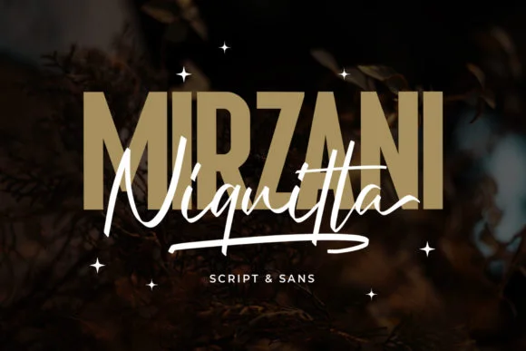 Niquitta Mirzani Font by Arterfak Project — Script Handwritten Font