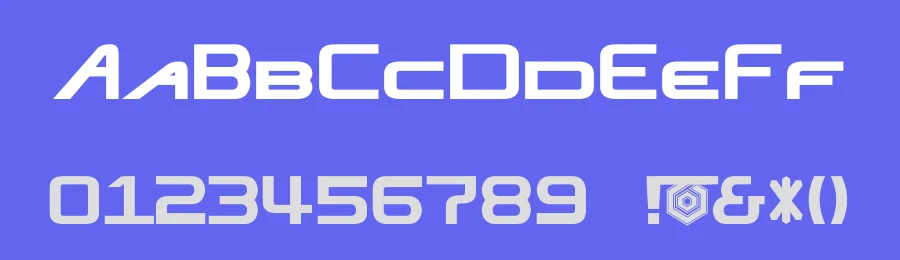 Nise JSRF by Yoyo — Display Font — thumbnail 3