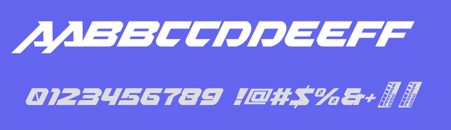 Nitro Chargers by Mocha Frappuccino — Display Font — thumbnail 3