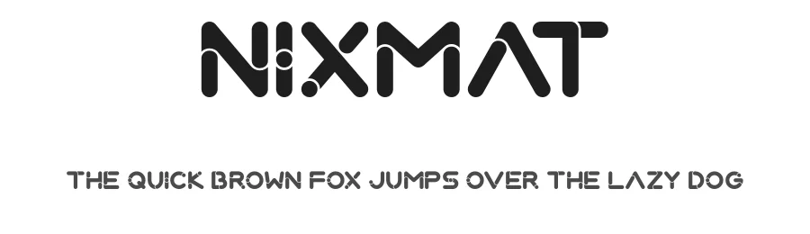 Nixmat by Graphicfresh — Display Font