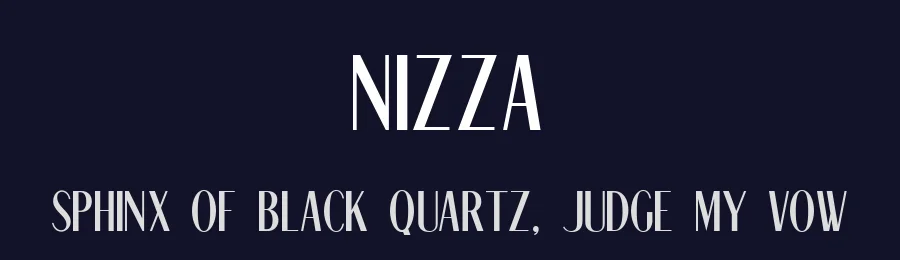 Nizza by HENRIavecunK Type Co — Decorative Font — thumbnail 2