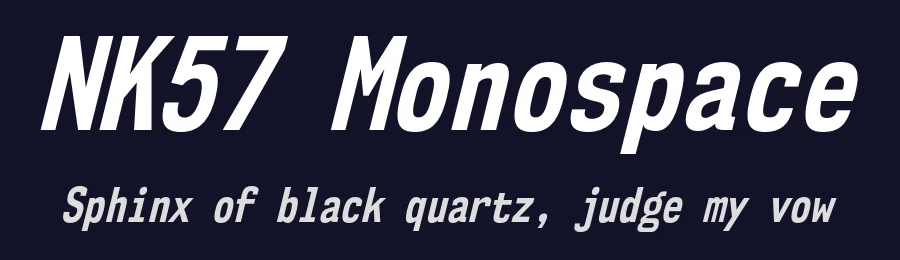NK57 Monospace by Typodermic Fonts — Sans Serif Font — thumbnail 2