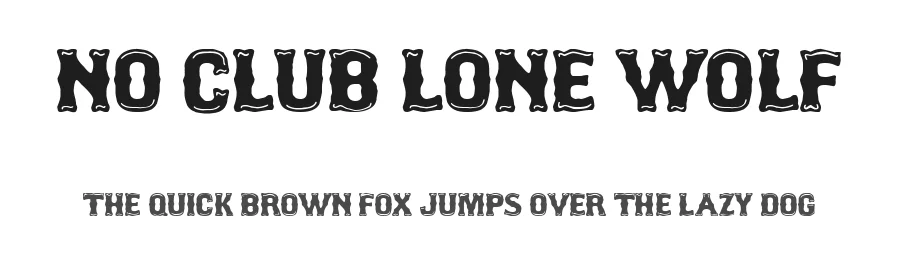 No Club Lone Wolf