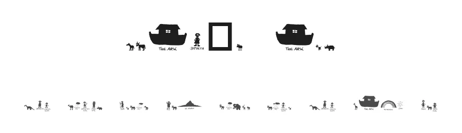 Noah's Ark by Font Environment — Dingbats Font