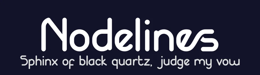 Nodelines by Typeline Studio — Sans Serif Font — thumbnail 2
