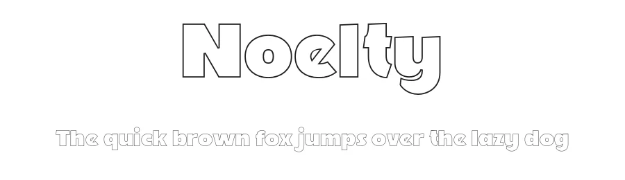 Noelty by Ryan Prasetya — Sans Serif Font