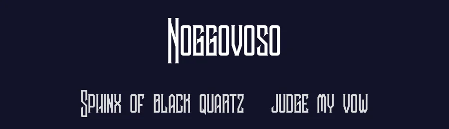 Noggovoso by Vacatype Co. — Decorative Font — thumbnail 2