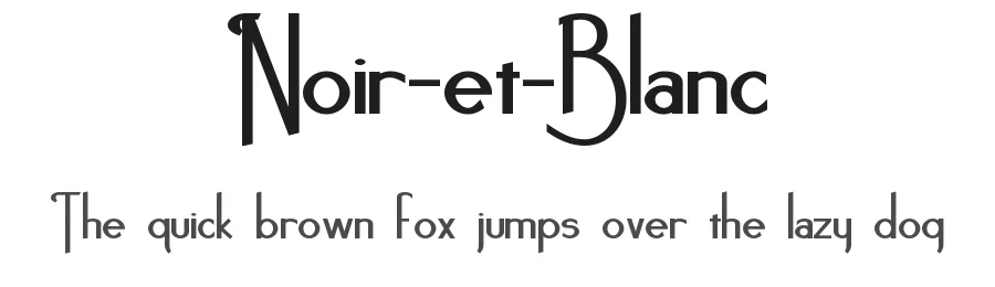 Noir-et-Blanc