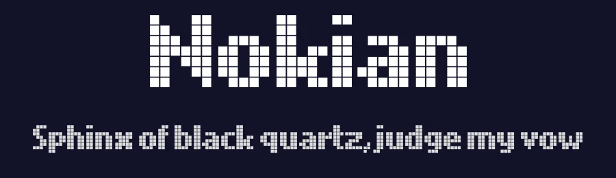 Nokian by Nowak.tv — Display Font — thumbnail 2