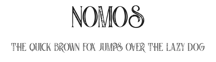 Nomos by Peter Olexa — Decorative Font